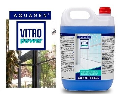 Aknapesuvahend ammoniaagiga Aquagen Vitro Power, 5 L цена и информация | Puhastusvahendid | kaup24.ee