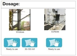 Средство для мытья стекол Aquagen Vitro Power, 1 л цена и информация | Очистители | kaup24.ee
