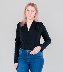 Женская блузка- боди 2126270 01, черный 2126270*01-L/XL цена и информация | Женские блузки, рубашки | kaup24.ee
