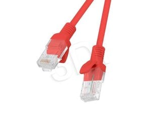Kaabel Ethernet LAN Lanberg PCU6 Punane 10 m цена и информация | Кабели и провода | kaup24.ee