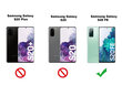 Protection set -silikoonist ümbris Samsung Galaxy S20FE / S20FE 5G SoundBerry(real liquide silicone Easy Clean) hall (Space) + ekraani kaitseklaas Basic (Case Friendly) hind ja info | Telefoni kaaned, ümbrised | kaup24.ee