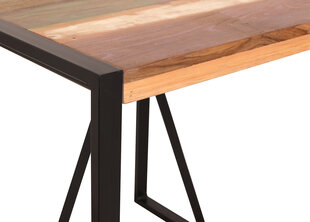 Стол Fiume, 70 x 70 см, коричневый цена и информация | Кухонные и обеденные столы | kaup24.ee