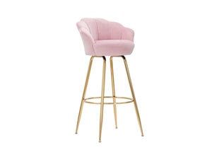 Baaritool Glam, roosa hind ja info | Söögilaua toolid, köögitoolid | kaup24.ee