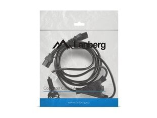 Lanberg кабель CA-C13C-13CC-0018-BK цена и информация | Кабели и провода | kaup24.ee