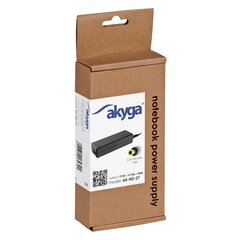 Akyga 100-250V, 19V, 4.74A, 90W цена и информация | Зарядные устройства для ноутбуков | kaup24.ee