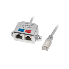 UTP Kategooria 6 Jäik Võrgukaabel Lanberg AD-0026-S hind ja info | USB jagajad, adapterid | kaup24.ee