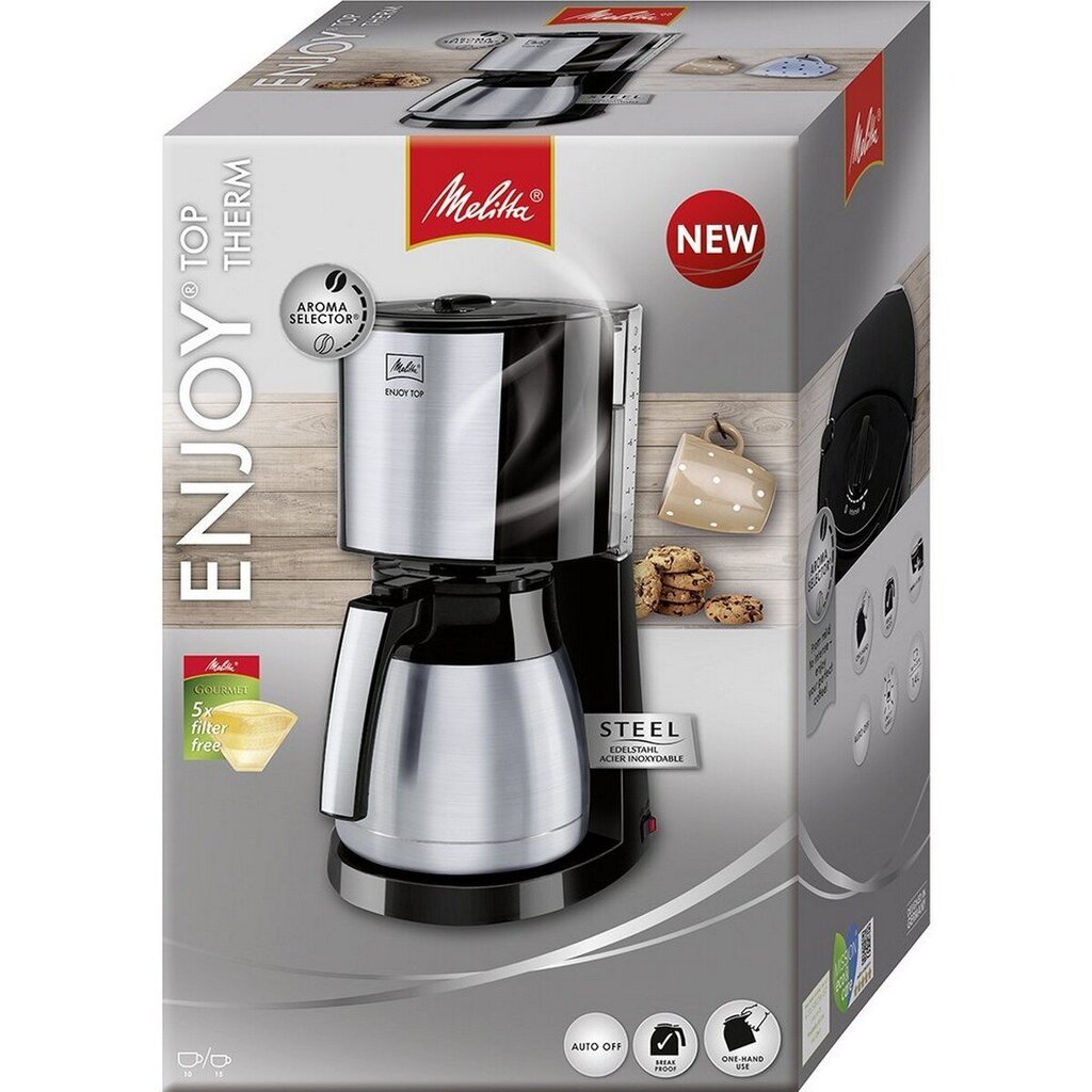 Melitta Enjoy Top Therm 1017-07 цена и информация | Kohvimasinad | kaup24.ee