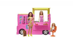Mattel - Barbie Food Truck With 3 Dolls hind ja info | Tüdrukute mänguasjad | kaup24.ee
