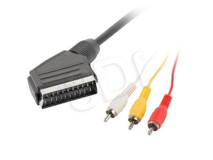 SCART Juhe Lanberg CA-EURC-10CC-0018-BK (1,8 m) hind ja info | Kaablid ja juhtmed | kaup24.ee