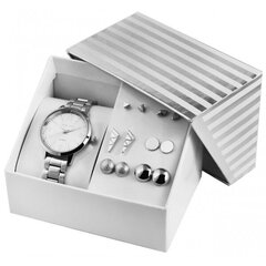 Подарочный набор Excellanc с женскими часами и тремя сменными ремешками цена и информация | Наборы украшений | kaup24.ee