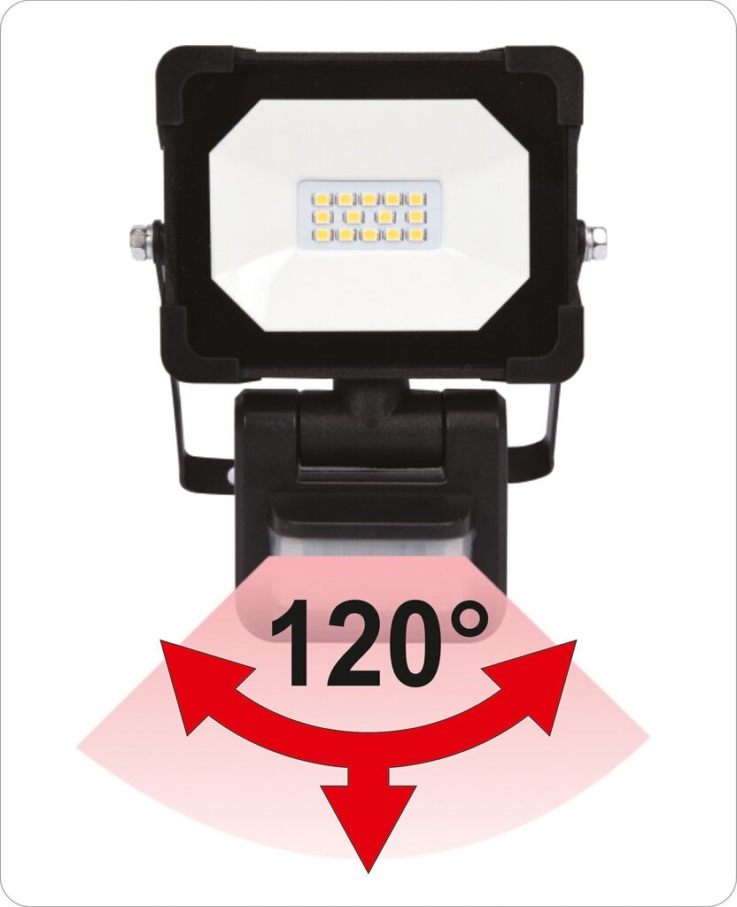 Valgusti SMD LED koos liikumisanduriga 30W 3000lm Yato (YT-81828) hind ja info | Taskulambid, prožektorid | kaup24.ee