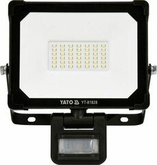 Valgusti SMD LED koos liikumisanduriga 30W 3000lm Yato (YT-81828) hind ja info | Taskulambid, prožektorid | kaup24.ee