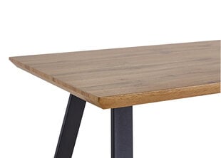 Стол Laud, 80 x 140 см, коричневый цвет цена и информация | Кухонные и обеденные столы | kaup24.ee