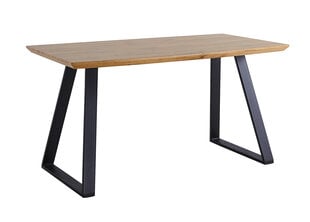 Стол Laud, 80 x 140 см, коричневый цвет цена и информация | Кухонные и обеденные столы | kaup24.ee