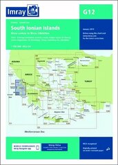 Imray chart G12: South Ionian Islands Nisos Levkas to Nisos Zakinthos New edition hind ja info | Ühiskonnateemalised raamatud | kaup24.ee