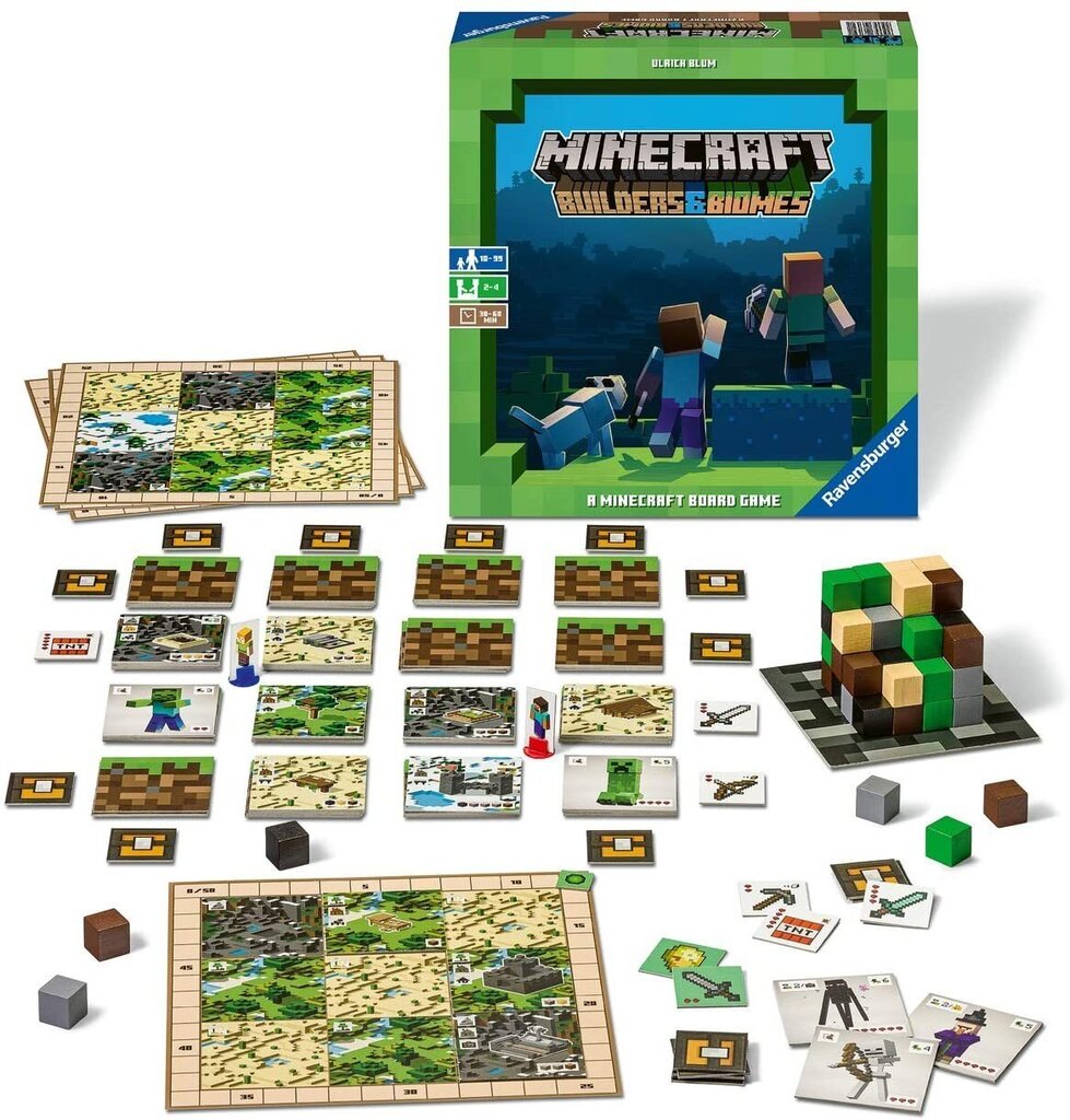 Lauamäng Minecraft, Builders & Biomes цена и информация | Lauamängud ja mõistatused | kaup24.ee