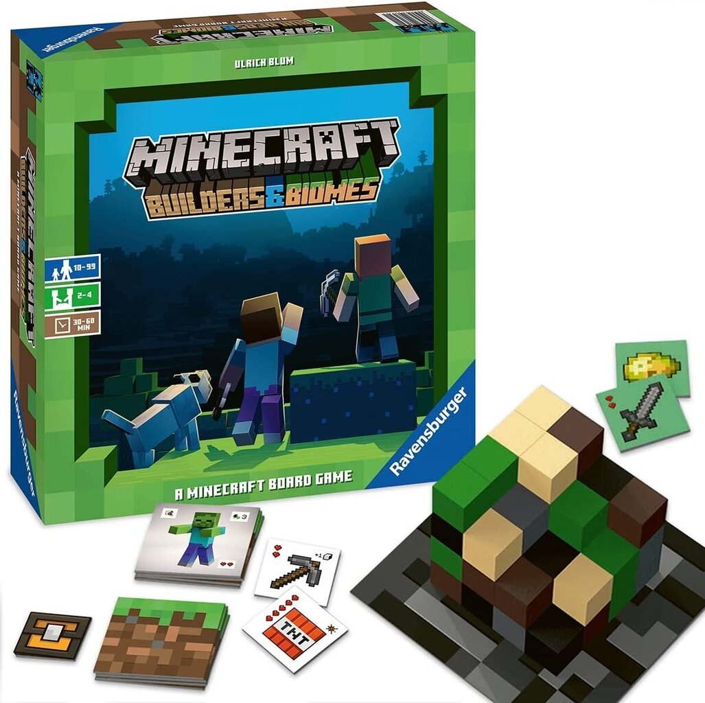 Lauamäng Minecraft, Builders & Biomes цена и информация | Lauamängud ja mõistatused | kaup24.ee