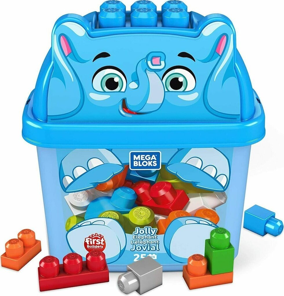 Klotsid Mega Bloks, Lõbus elevant hind ja info | Imikute mänguasjad | kaup24.ee