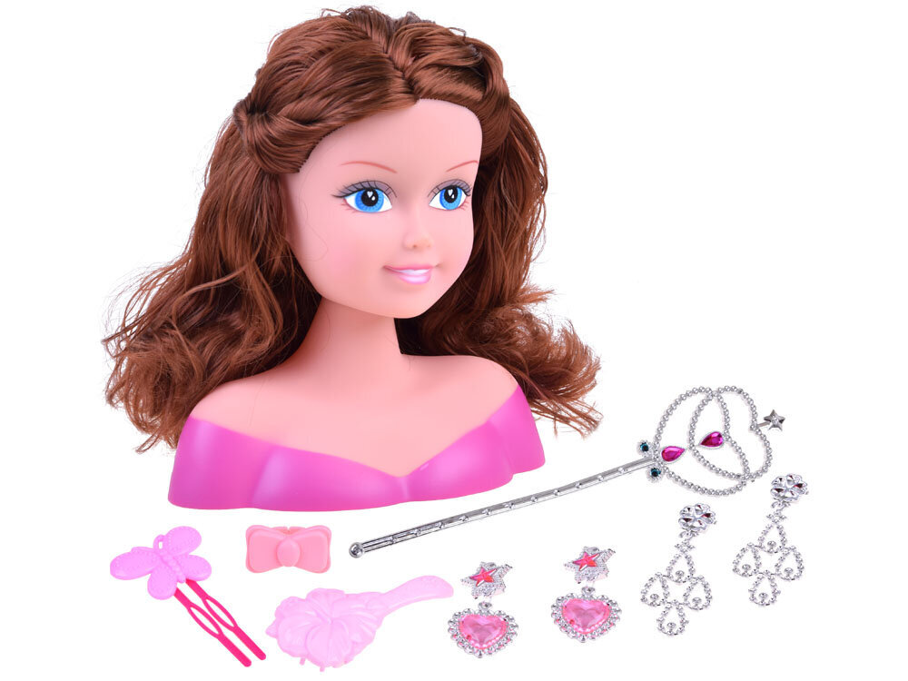 Nukupea kammimiseks koos aksessuaaridega hind ja info | Tüdrukute mänguasjad | kaup24.ee
