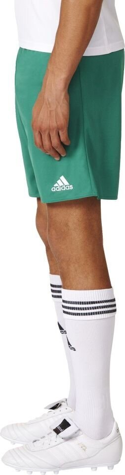 Jalgpallipüksid Adidas Parma, rohelised цена и информация | Jalgpalli varustus ja riided | kaup24.ee