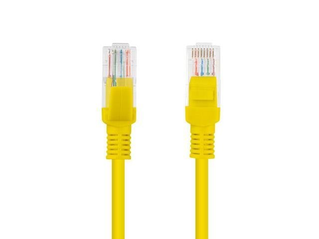 Võrgukaabel Lanberg PCU5-10CC-0200-Y 2 m Cat5e U/UTP (UTP) Kollane hind ja info | Kaablid ja juhtmed | kaup24.ee