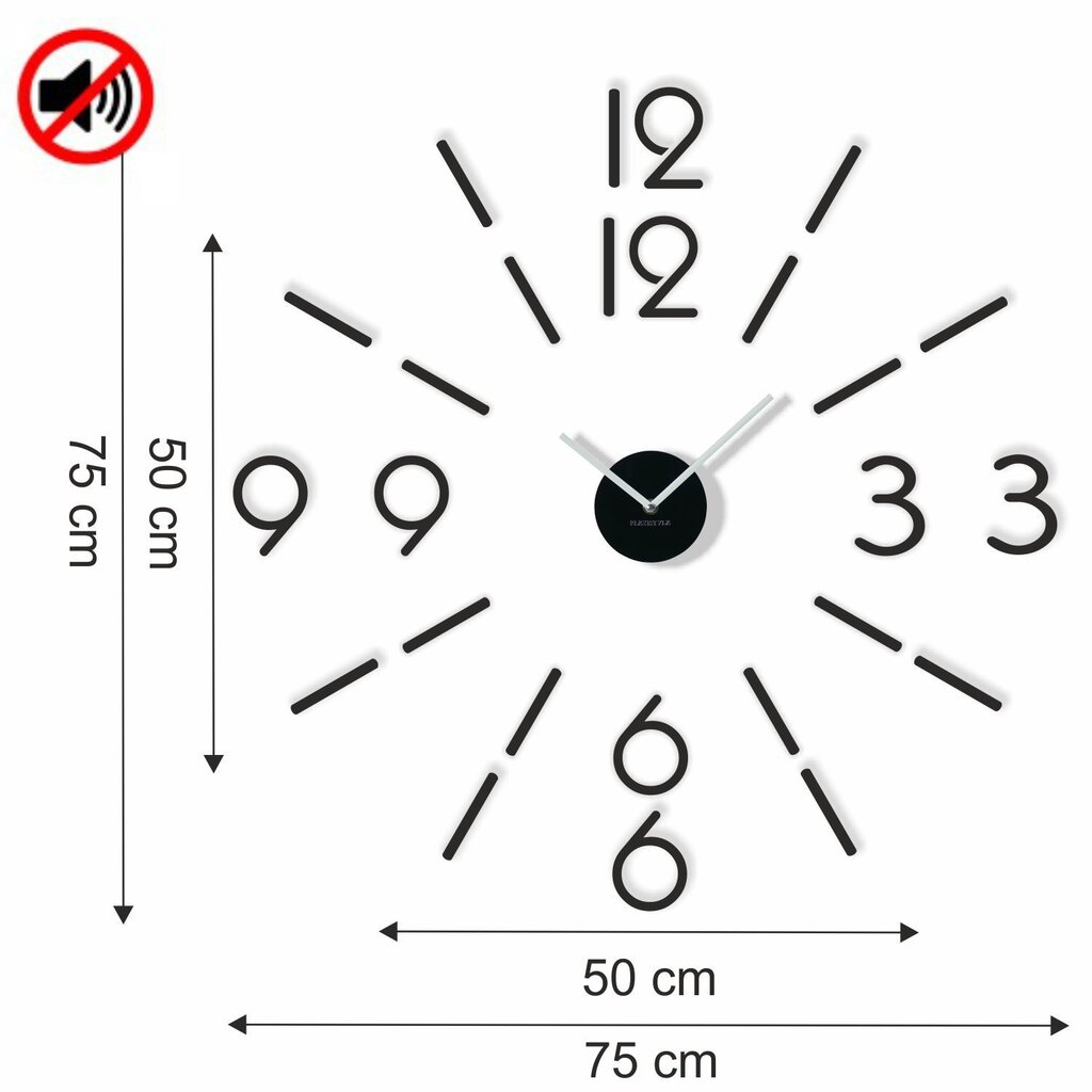 Seinakell Võlu 4 50-75 cm hind ja info | Kellad | kaup24.ee