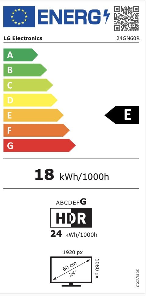 LG UltraGear 23.8" FHD IPS 24GN60R-B.BEU цена и информация | Monitorid | kaup24.ee