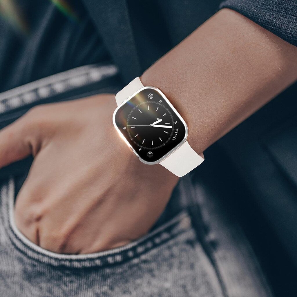 Dux Ducis Hamo Case kellale Apple Watch 6 44mm / Watch 5 44mm / Watch 4 44mm / Watch SE 44mm, hõbedane цена и информация | Nutikellade ja nutivõrude tarvikud | kaup24.ee