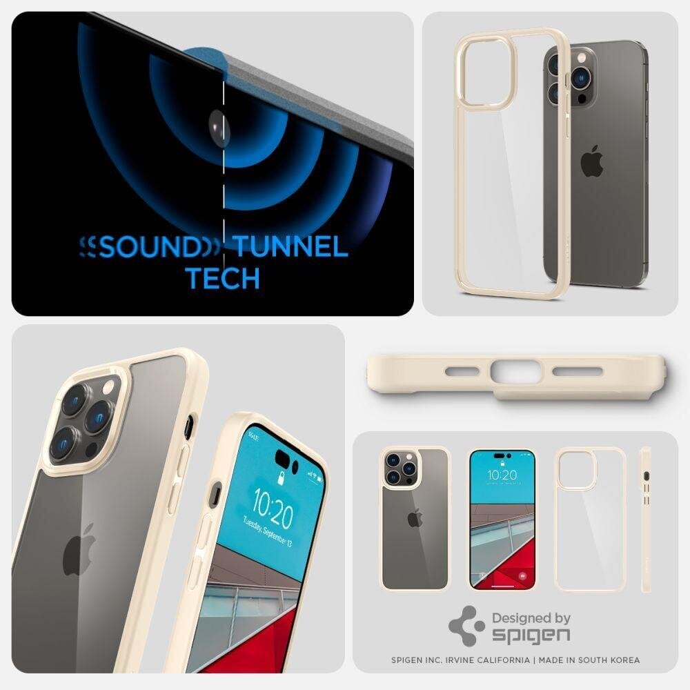 Spigen Ultra Hybrid iPhone 14 Pro Max SAND BEIGE hind ja info | Telefoni kaaned, ümbrised | kaup24.ee