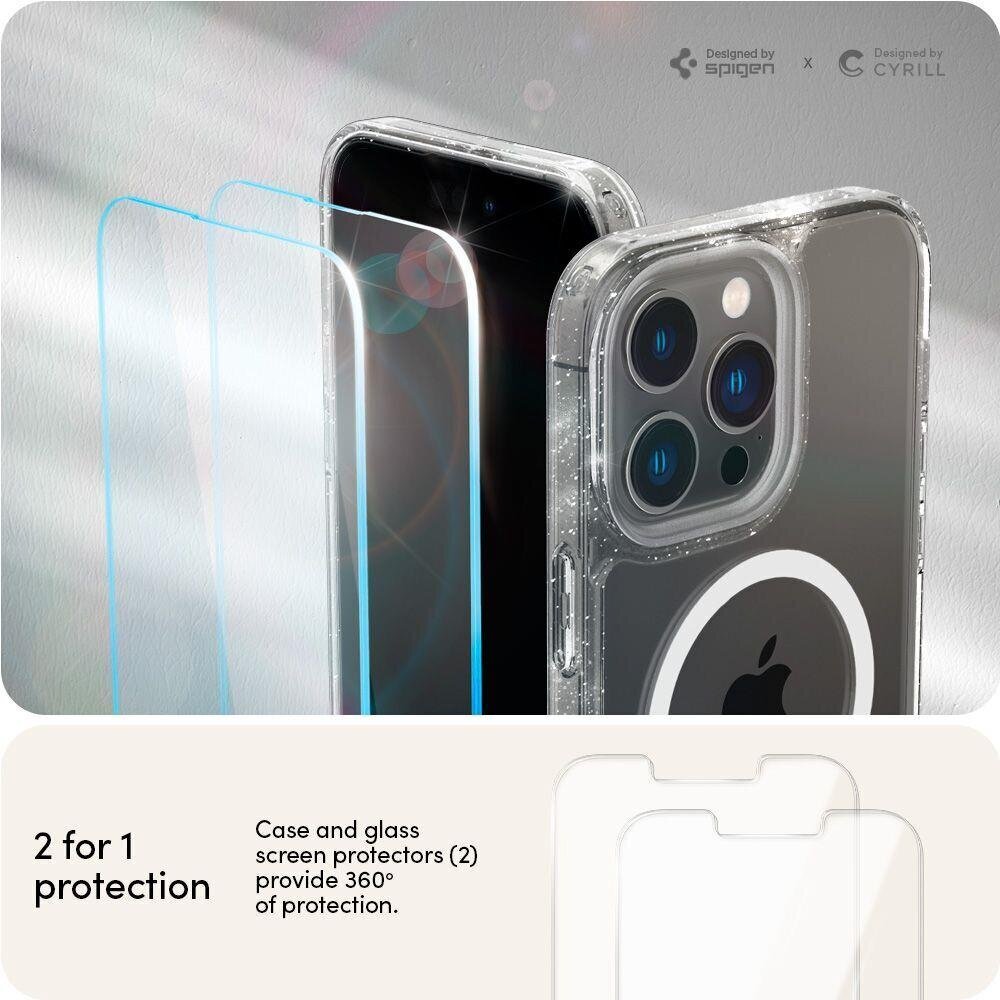 Spigen Cyrill iPhone 14 Pro Max Glitter Clear hind ja info | Telefoni kaaned, ümbrised | kaup24.ee