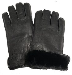 Перчатки из оленьей кожи для мужчин цена и информация | Мужские шарфы, шапки, перчатки | kaup24.ee