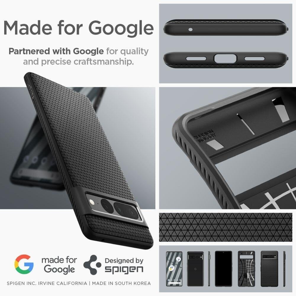 Spigen Liquid Air for Google Pixel 7 Pro Black hind ja info | Telefoni kaaned, ümbrised | kaup24.ee