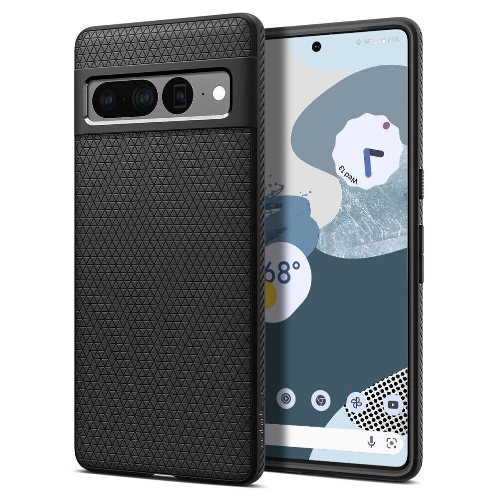 Spigen Liquid Air for Google Pixel 7 Pro Black цена и информация | Telefoni kaaned, ümbrised | kaup24.ee