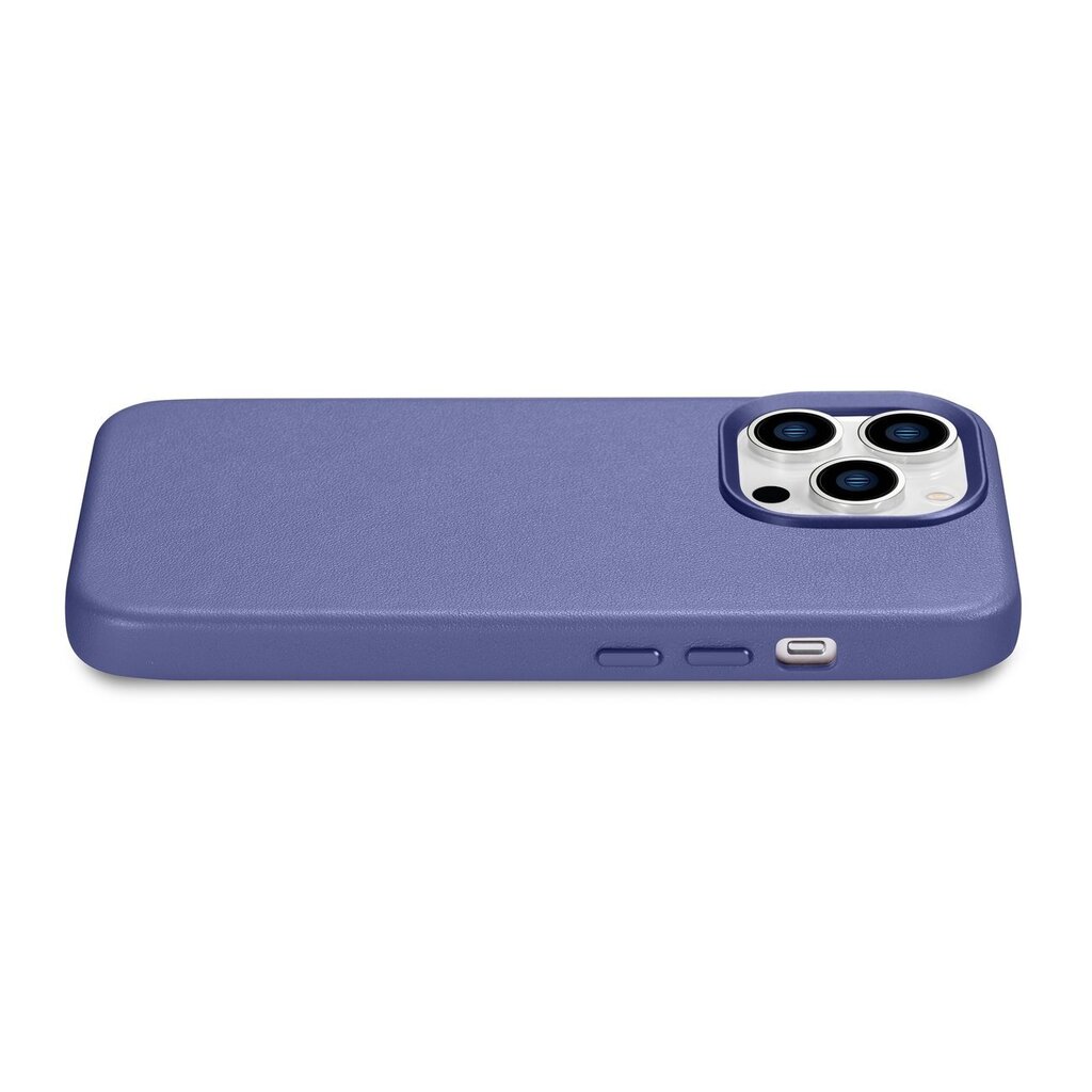 iCarer Leather iPhone 14 Pro Light Purple (WMI14220706-LP) (MagSafe Compatible) hind ja info | Telefoni kaaned, ümbrised | kaup24.ee