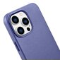 iCarer Leather iPhone 14 Pro Light Purple (WMI14220706-LP) (MagSafe Compatible) hind ja info | Telefoni kaaned, ümbrised | kaup24.ee