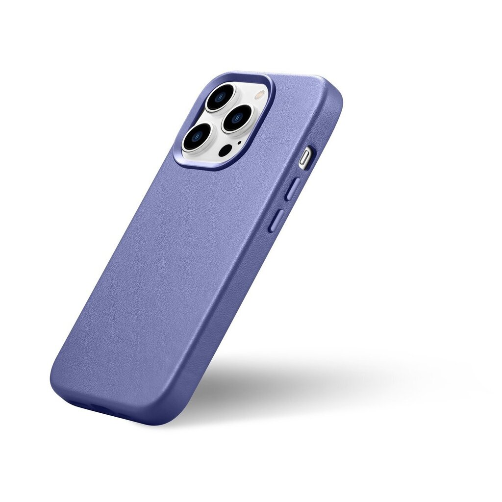 iCarer Leather iPhone 14 Pro Light Purple (WMI14220706-LP) (MagSafe Compatible) hind ja info | Telefoni kaaned, ümbrised | kaup24.ee