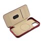 iCarer Leather iPhone 14 Flip Magnetic MagSafe Red (WMI14220713-RD) цена и информация | Telefoni kaaned, ümbrised | kaup24.ee