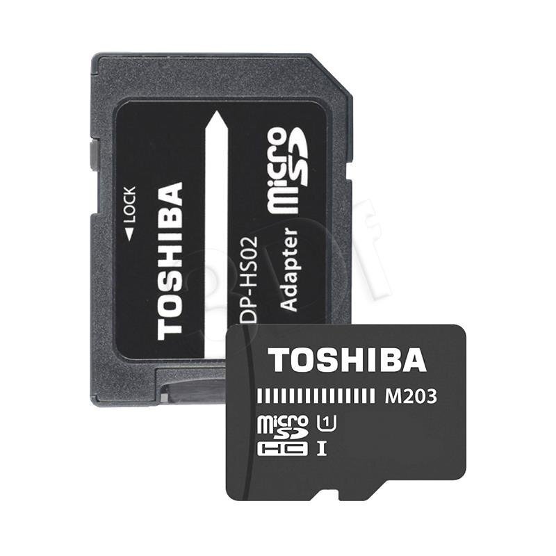 Toshiba microSD 32GB M203, UHS-I U1 hind ja info | Mobiiltelefonide mälukaardid | kaup24.ee