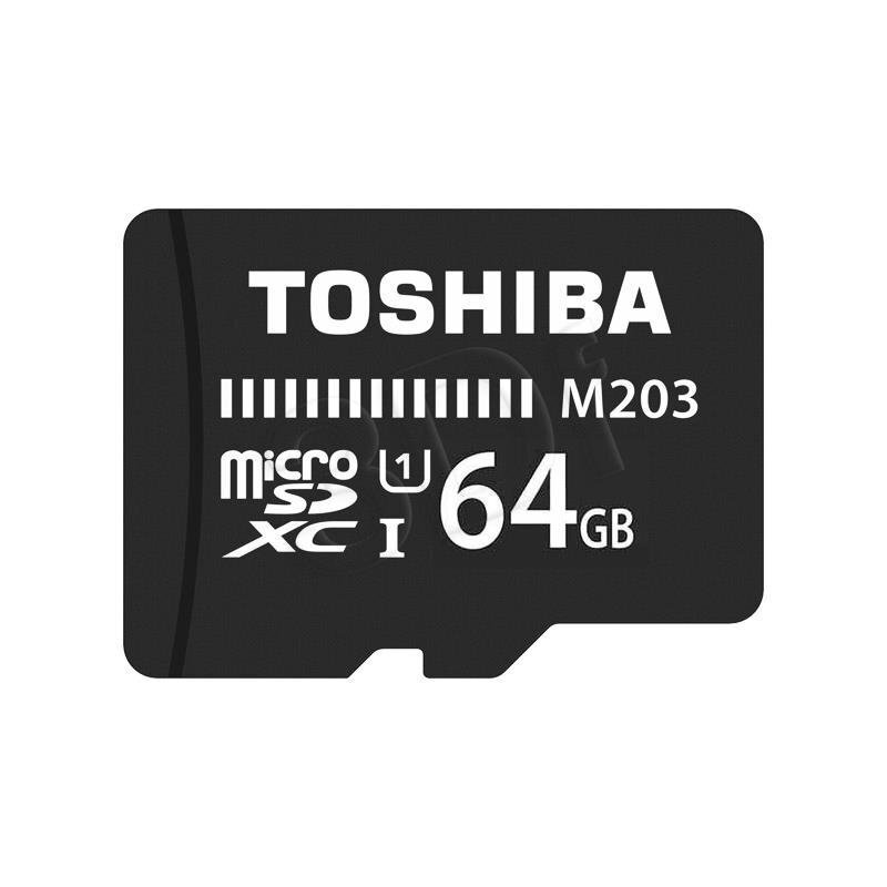 Mälukaart Toshiba MicroSDXC 64GB Class 10/UHS 1 + Adapter SD hind ja info | Mobiiltelefonide mälukaardid | kaup24.ee