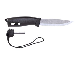 Нож спортивный уличный Companion spark (S), 104мм, черный, с розжигом цена и информация | Туристические ножи, многофункциональные приборы | kaup24.ee