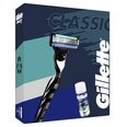 Raseerimiskomplekt meestele: Raseerija Gillette Mach3 + Series vaht 100ml