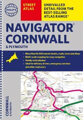Philip's Street Atlas Navigator Cornwall & Plymouth hind ja info | Reisiraamatud, reisijuhid | kaup24.ee