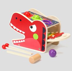 Interaktiivne muusikaline sorteerija - dinosaurus цена и информация | Развивающие игрушки | kaup24.ee