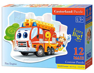 Castorland Fire Engine Puzzle, 12 tükki hind ja info | Pusled | kaup24.ee