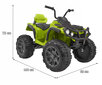 Quad ATV, roheline hind ja info | Laste elektriautod | kaup24.ee