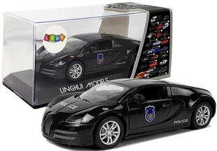 Маленький спортивный полицейский автомобиль, черный цена и информация | Игрушки для мальчиков | kaup24.ee