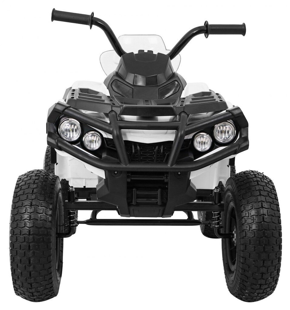 Quad ATV täispuhutavate rehvidega, valge hind ja info | Laste elektriautod | kaup24.ee