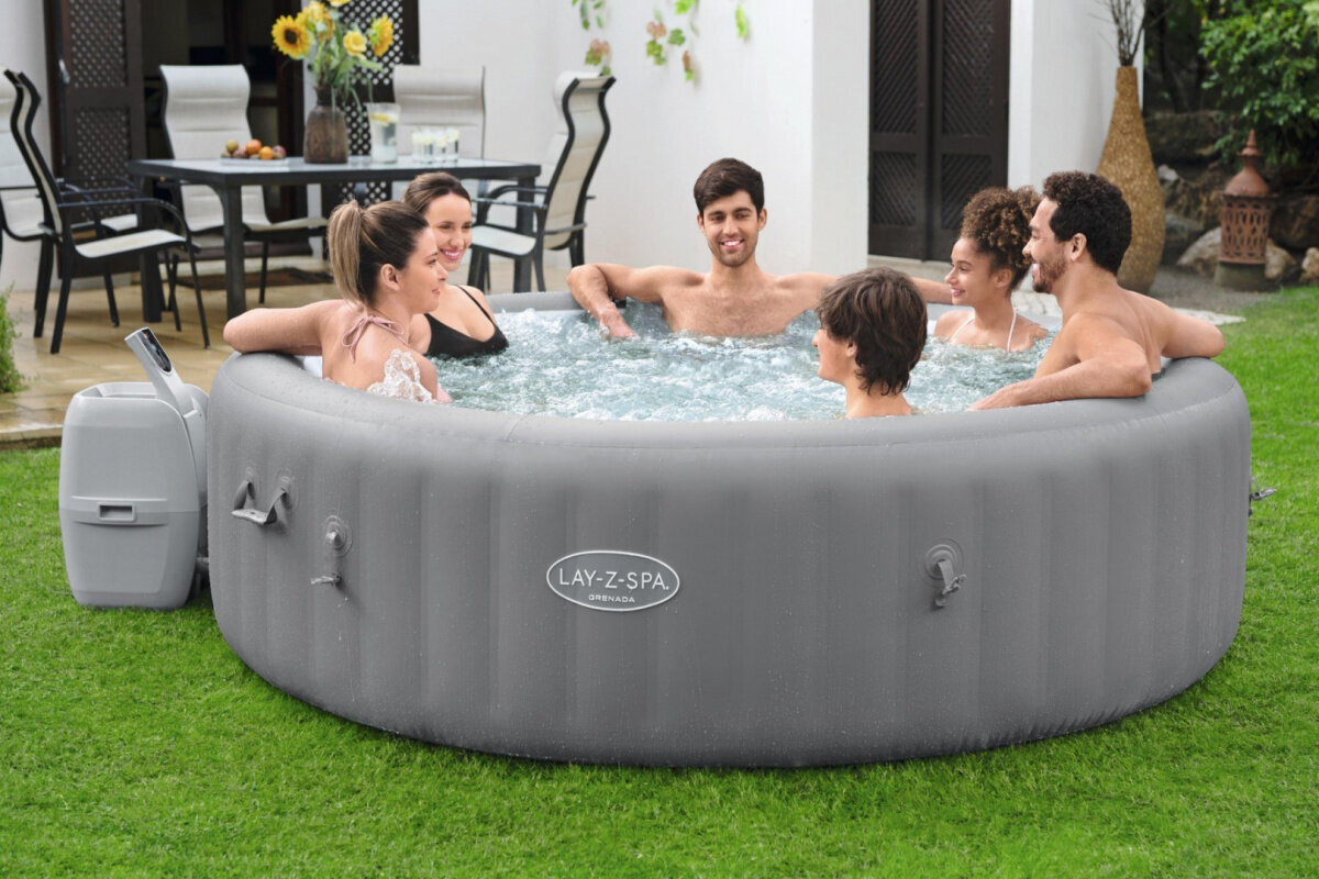 Whirlpool Bestway Lay-Z-Spa Grenada, 6 inimest hind ja info | Basseinid | kaup24.ee