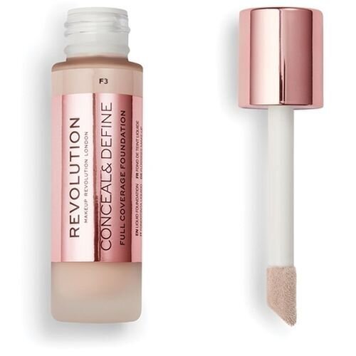 Vedel jumestuskreem Revolution Make Up Conceal & Define F4, 23 ml F4 цена и информация | Jumestuskreemid, puudrid | kaup24.ee