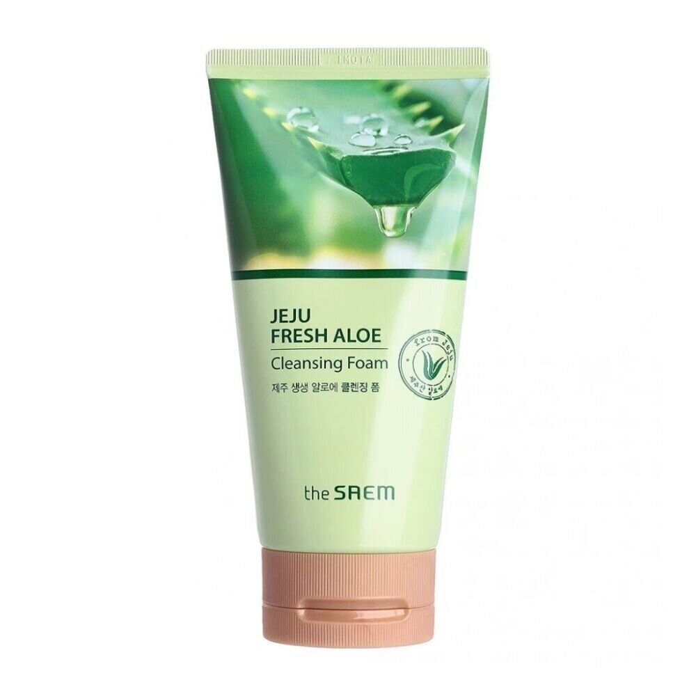 Puhastav vaht The Saem Jeju Fresh Aloe (150 gr) hind ja info | Näopuhastusvahendid | kaup24.ee